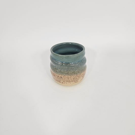 Tasse à cappuccino (4 oz) - Mer de Cobalt/Flocons
