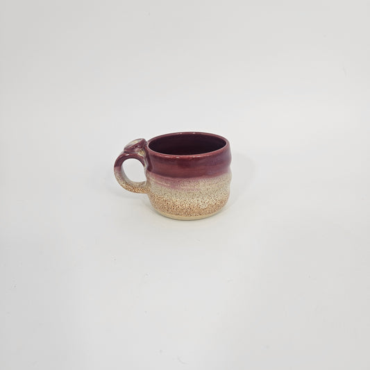 Espresso mug (4 oz) - Red Wine/Snowflecks