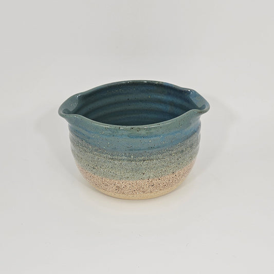 Large Bowl - Cobaltic Sea/Snowflecks
