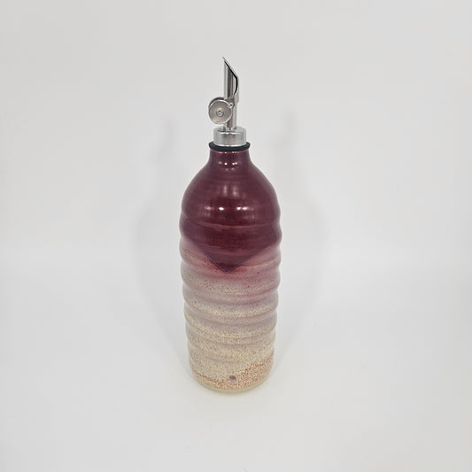 Oil Bottle - Red Wine/Snowflecks