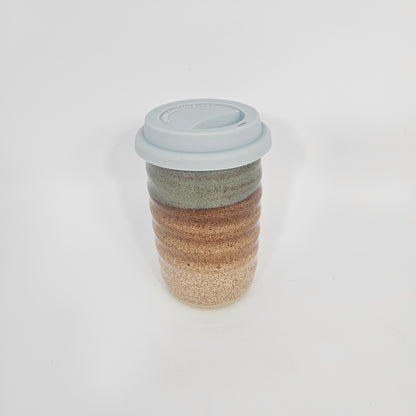 Tasse de voyage (12 oz) avec couvercle - Nickel/Flocons