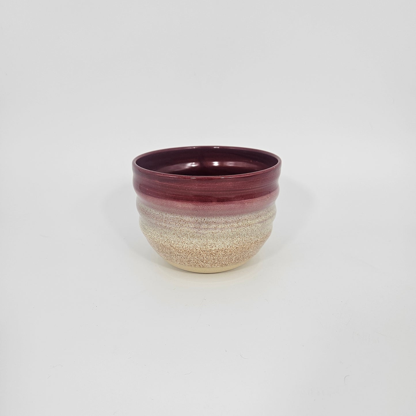 Bowl - Red Wine/Snowflecks
