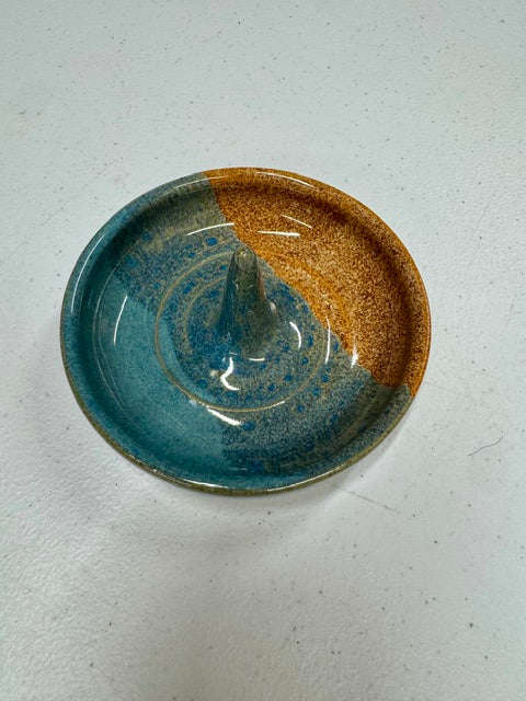 Ring Dish - Cobaltic Sea/Snowflecks